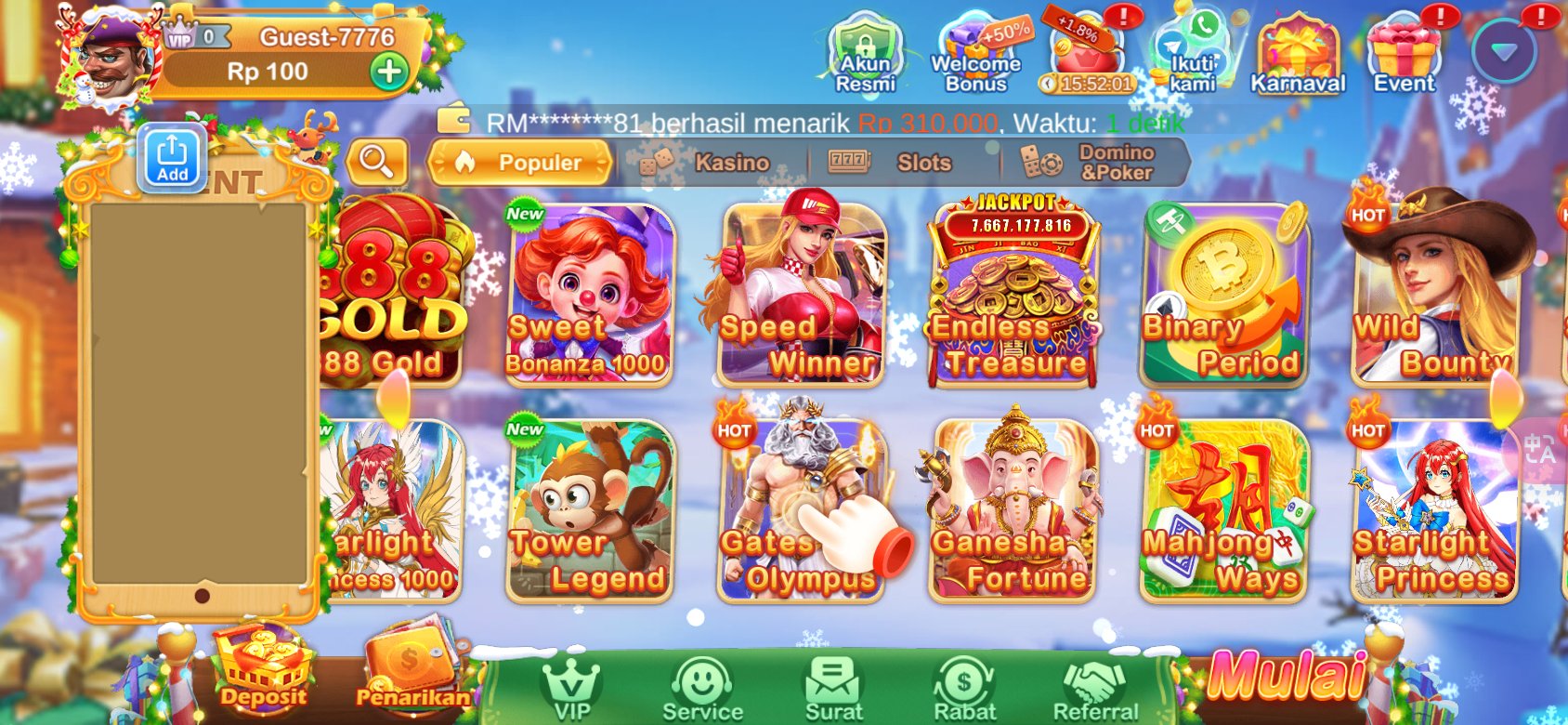 Pilihan game slot terbaik seperti Sweet Bonanza dan Gates of Olympus di Gowin789.